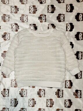 $1 | 0-3m | Plush Textured Ribbed Sweater